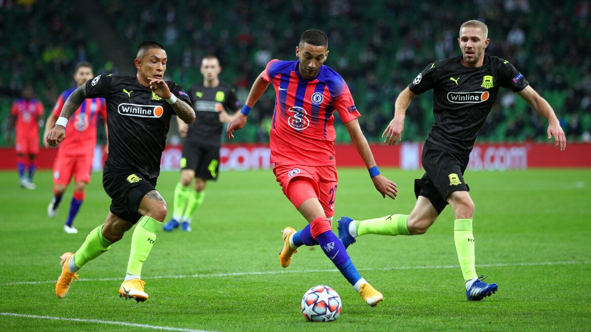 Champions League: Πάρτι της Τσέλσι στο Κράσνονταρ - «Διπλό» της Παρί επί της Μπασάκσεχιρ - Δείτε τα γκολ 