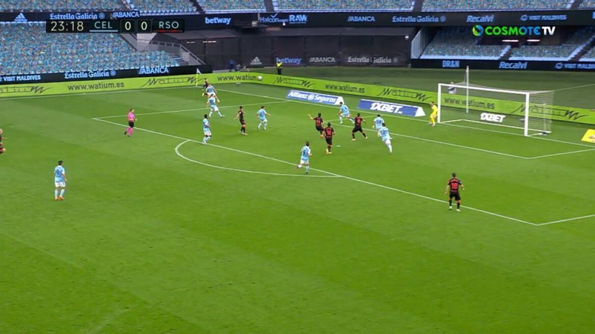 La Liga, Θέλτα-Σοσιεδάδ 1-4: Με... ντόρτια ξανά στην κορυφή