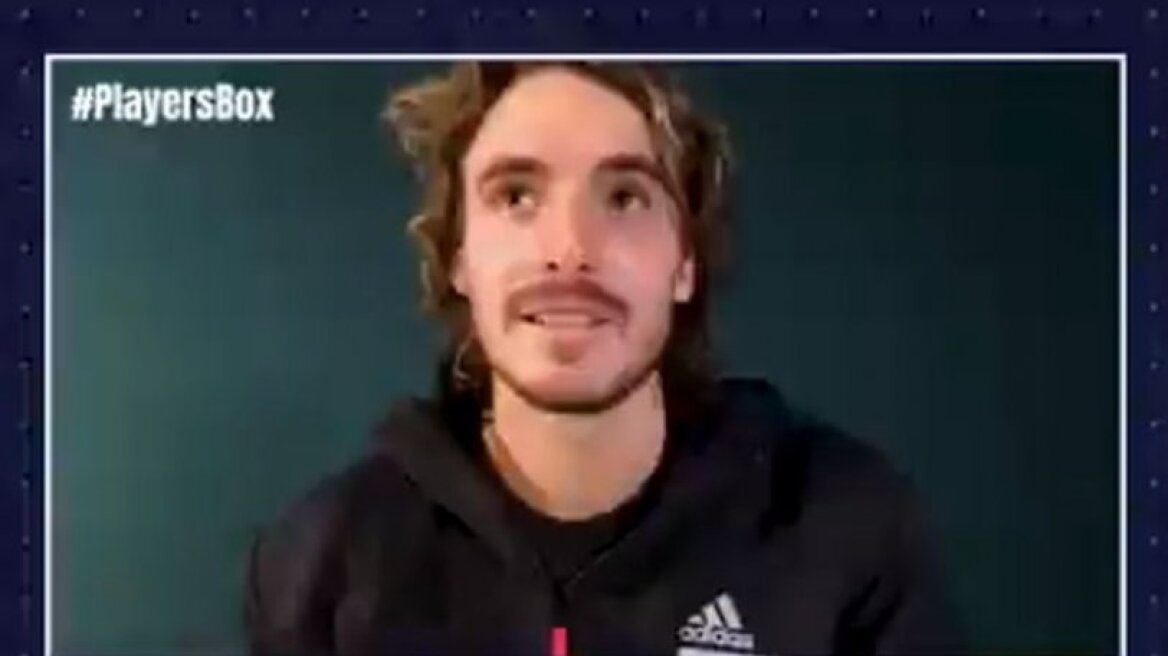 Στέφανος Τσιτσιπάς: Τραγουδάει το «Μy Number One» της Παπαρίζου 