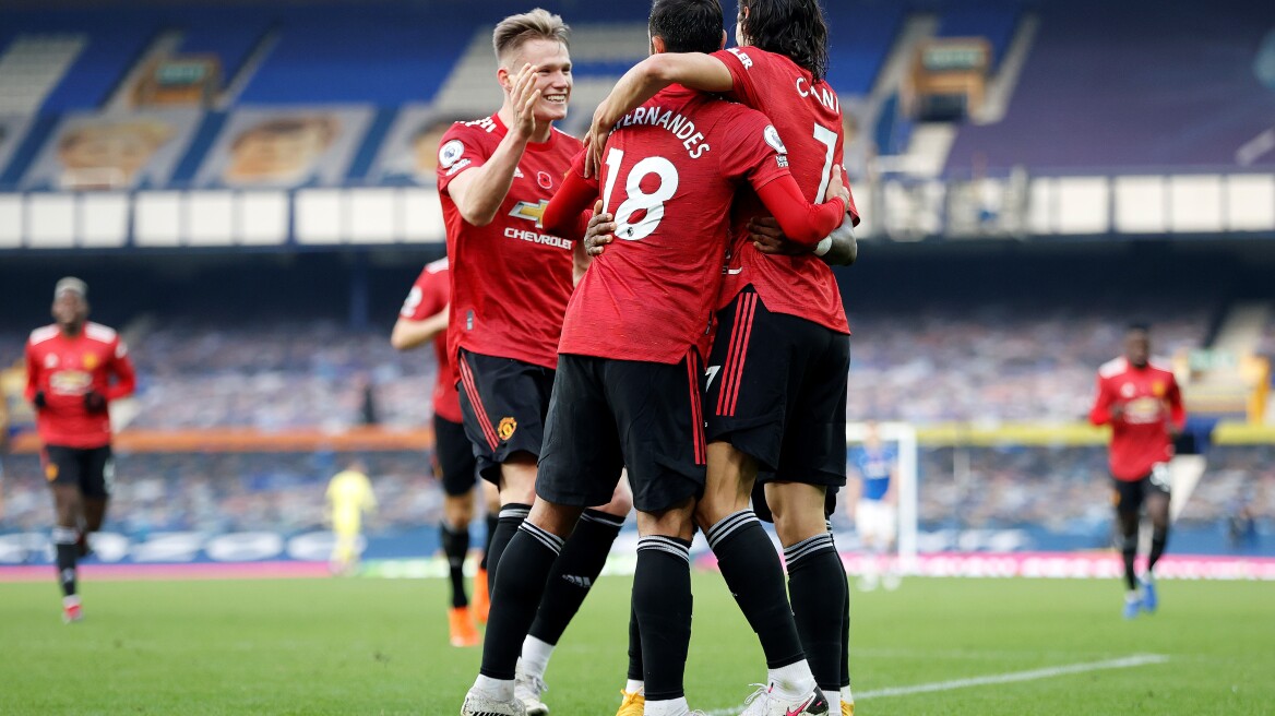 Premier League, Έβερτον-Γιουνάιτεντ 1-3: Φερνάντες λαμπρός την οδηγεί - Δείτα τα γκολ