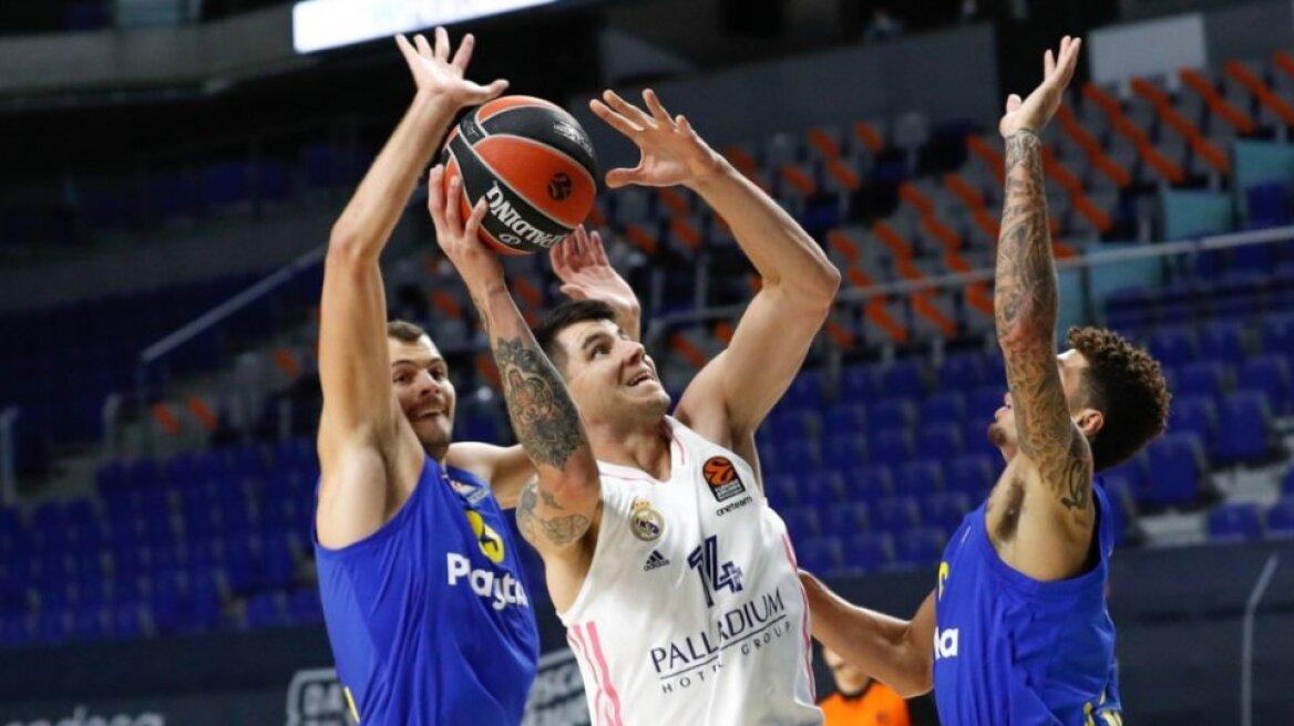 Euroleague, Ρεάλ Μαδρίτης – Μακάμπι 79-63: Ρολάρει και φτιάχνει σερί η «Βασίλισσα»