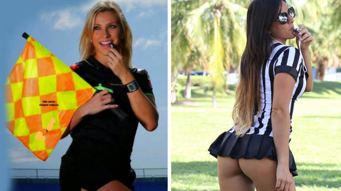 Κλαούντια Ρομάνι - Φερνάντα Κολόμπο: Φόρεσαν τη στολή του διαιτητή!