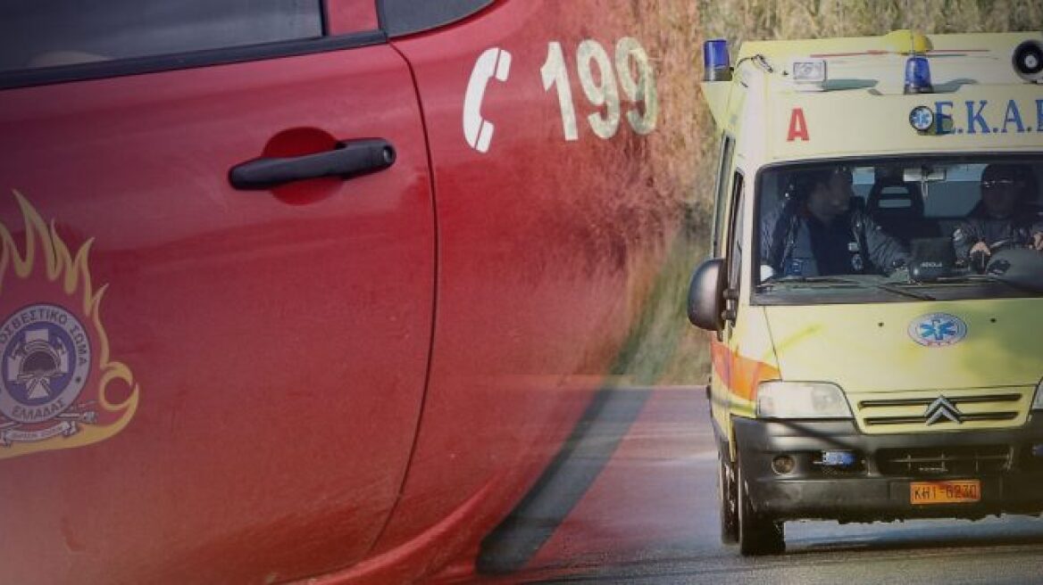 Απίστευτο τροχαίο στην Κρήτη: Έπεσε σε χαντάκι και καρφώθηκε σε σιδερόβεργες