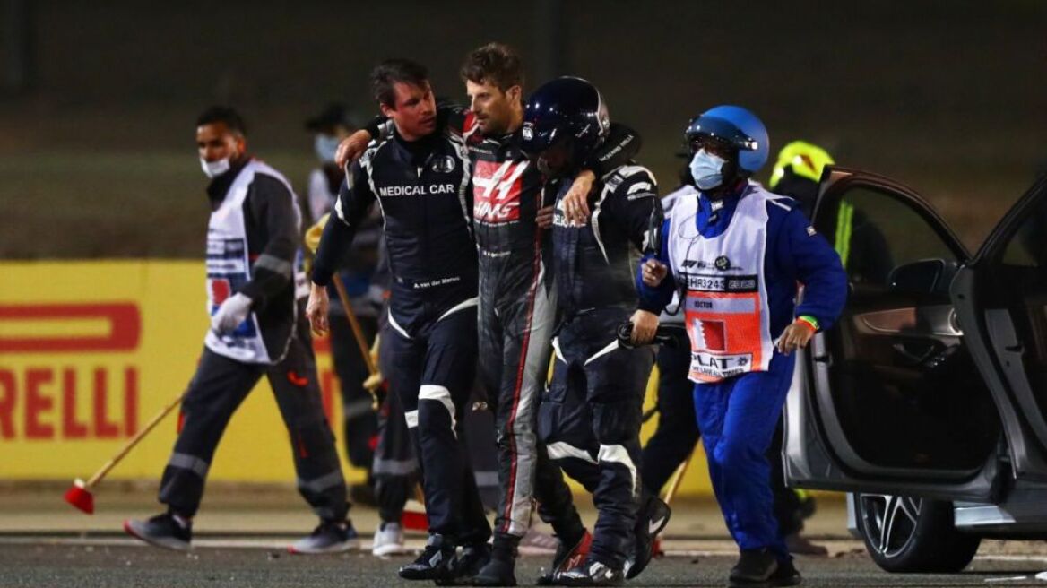 Το μήνυμα του Grosjean από το νοσοκομείο (video)