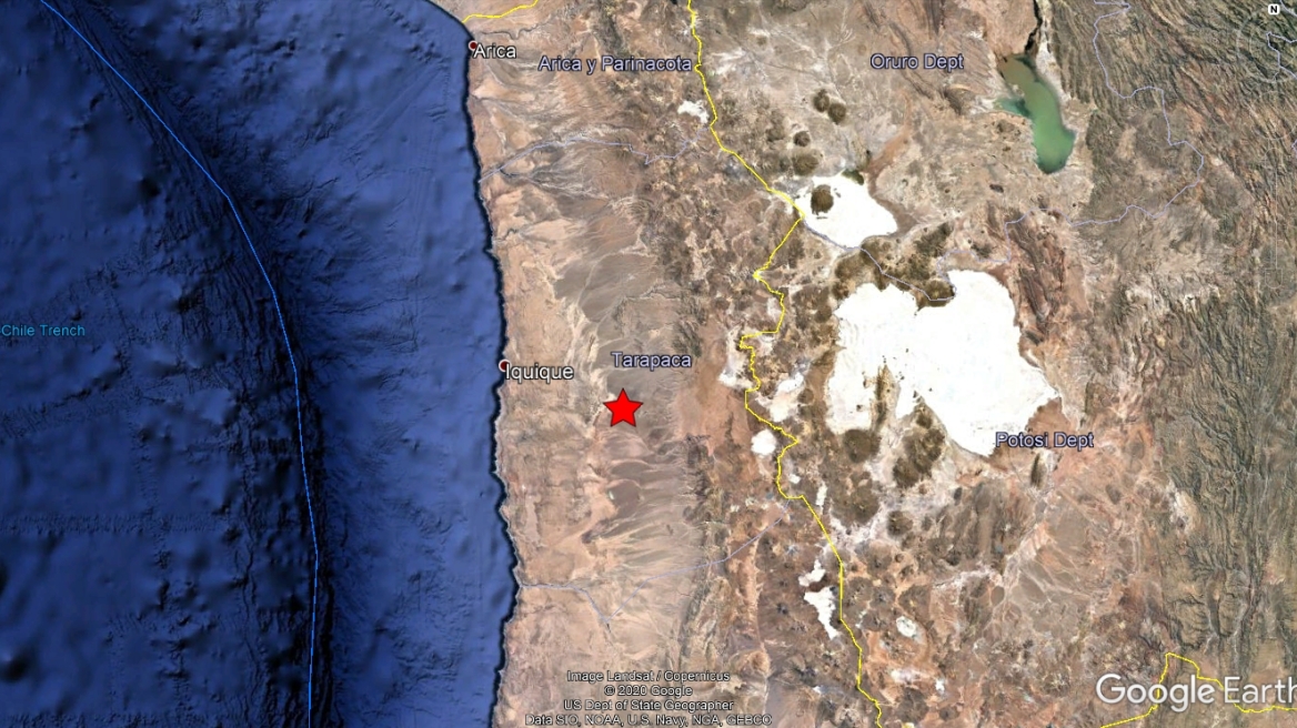 Ισχυρός σεισμός 6 Ρίχτερ ταρακούνησε τη Χιλή