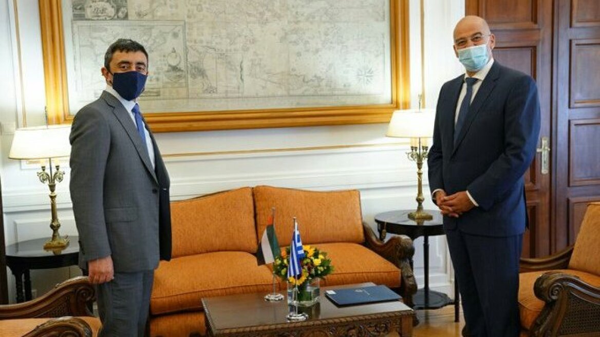 Επικοινωνία Δένδια με τον ΥΠΕΞ των Εμιράτων: Μίλησαν για την Ανατολική Μεσόγειο