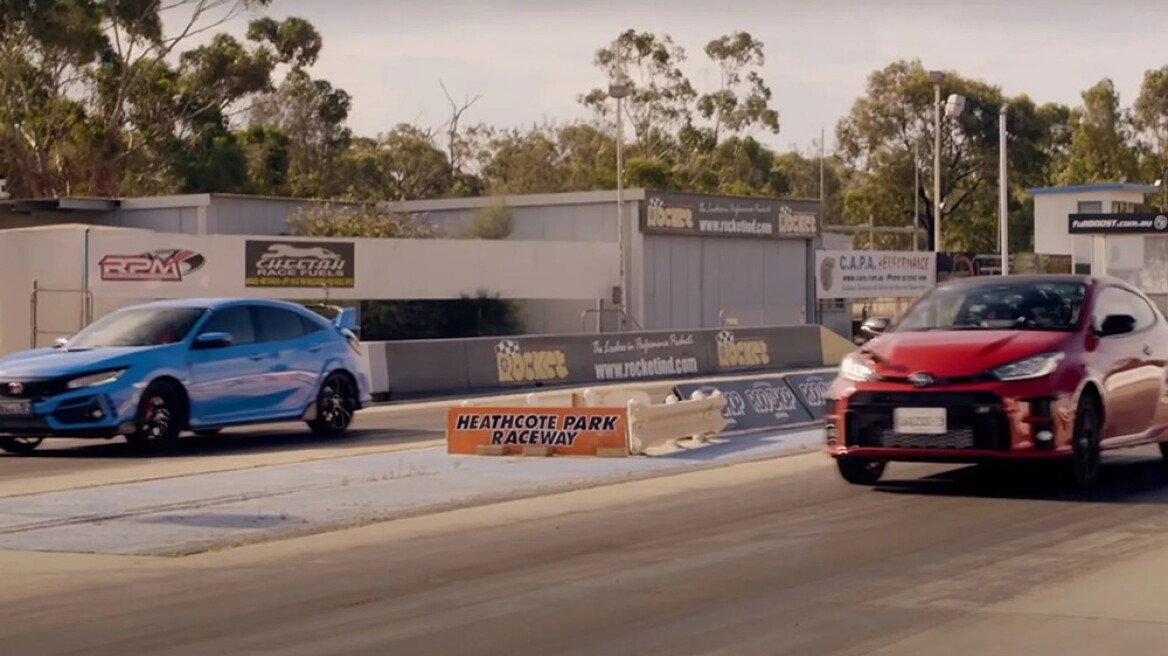 Το Toyota GR Yaris “δικάζει” το Honda Civic Type R