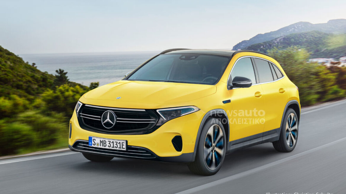 Η ηλεκτρική Mercedes EQA θα αποδίδει έως 270 ίππους