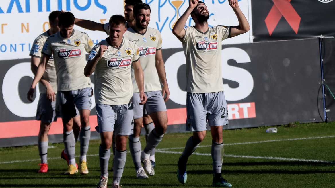 Super League 1, ΟΦΗ-ΑΕΚ 0-2: Αντέδρασε και απέδρασε από το Γεντί Κουλέ - Δείτε τα γκολ