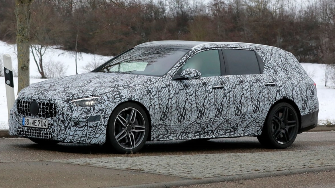 Ο κατασκοπευτικός φακός εντοπίζει τη Mercedes-AMG C43