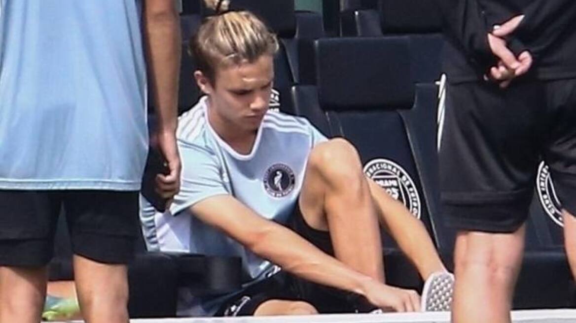 Ντέιβιντ Μπέκαμ: Στα χνάρια του... πατέρα του ο 18χρονος Ρομέο 