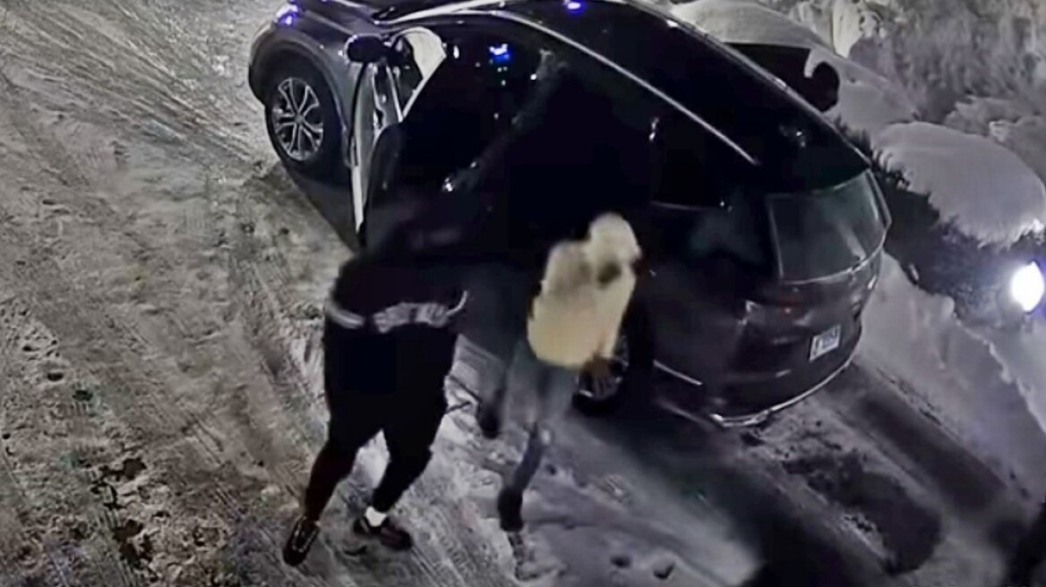 Καταγράφηκαν την ώρα που έκλεβαν αυτοκίνητα (VIDEO)