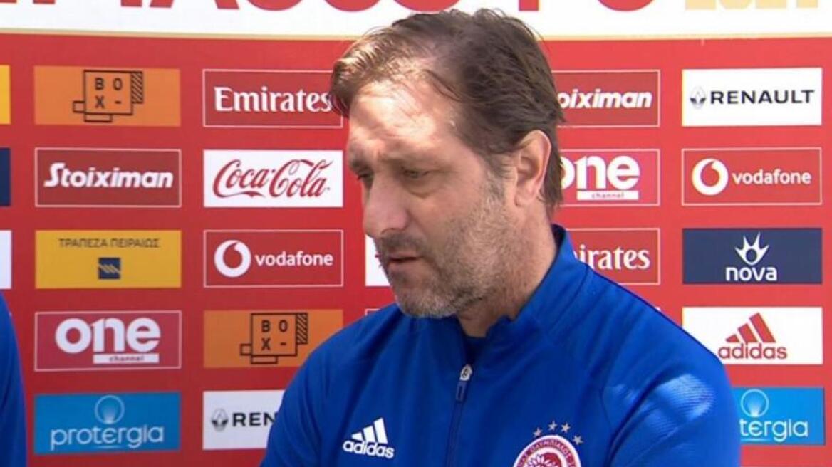 Μαρτίνς: «Δεν είναι στιγμή να μιλάμε για την Άρσεναλ, έχουμε δύσκολο ματς με τον Βόλο»