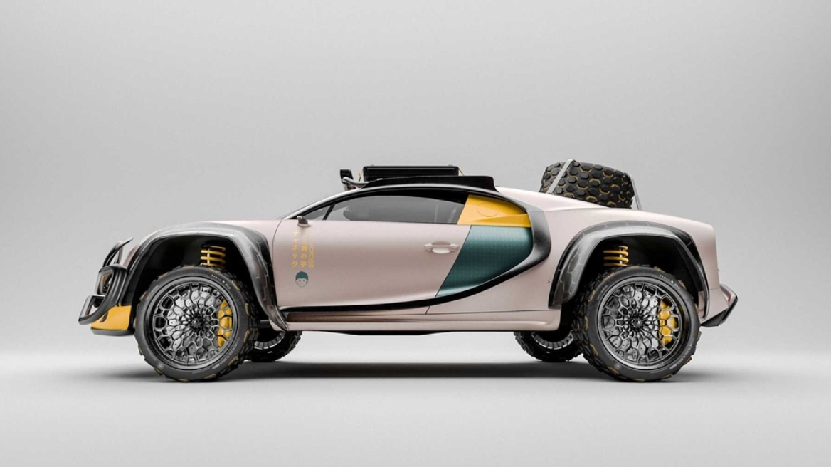 Μια Bugatti Chiron που πάει παντού