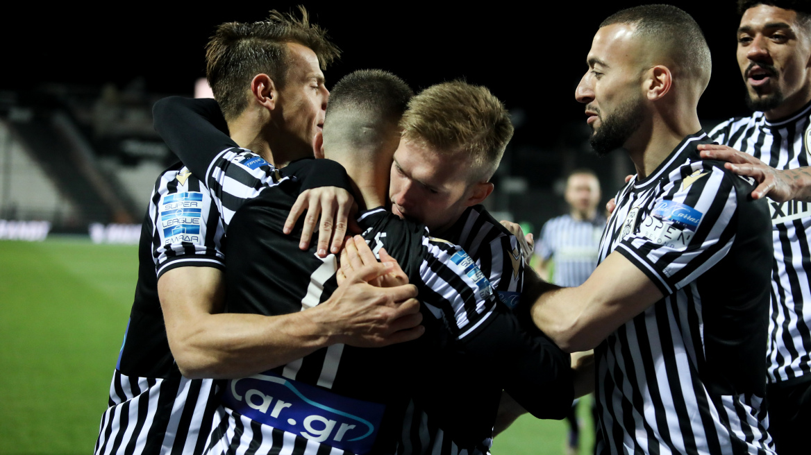 Super League 1 play off, ΠΑΟΚ-ΑΕΚ 3-1: Ασπρόμαυρη κυριαρχία - Δείτε τα γκολ
