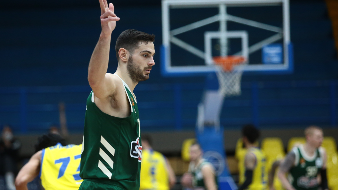 Stoiximan Basket League, Περιστέρι – Παναθηναϊκός 68-74: Απόδραση με σούπερ Παπαπέτρου