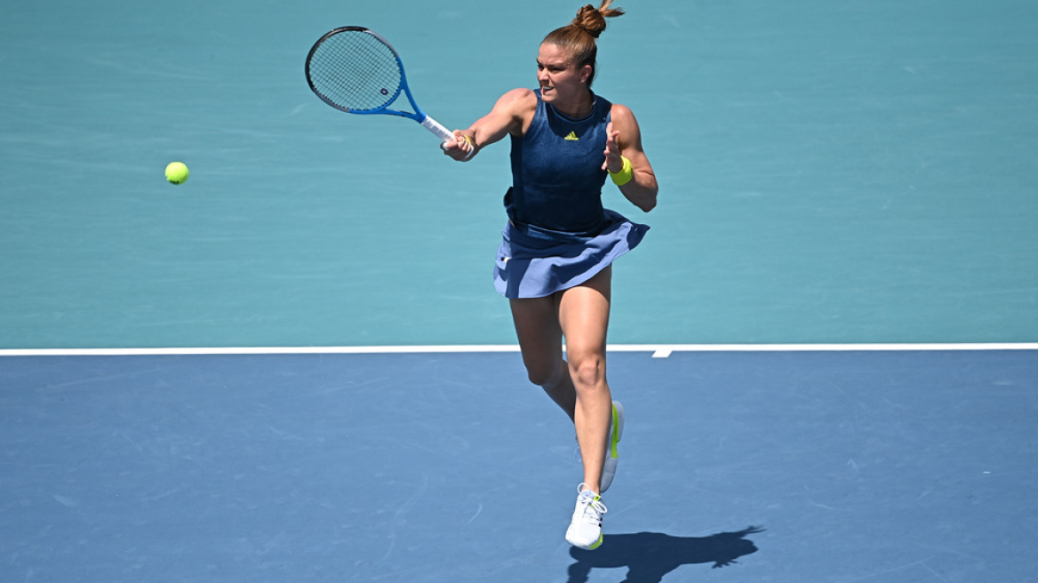 Στα προημιτελικά του Madrid Open η Σάκκαρη - Απέκλεισε με 2-0 την Κονταβέιτ