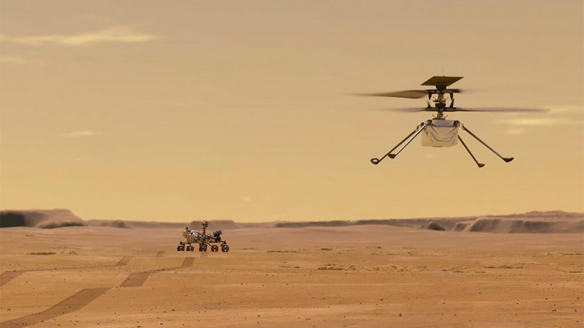 NASA: Έτοιμο να πετάξει ξανά στον Άρη το ρομποτικό ελικόπτερο «Ingenuity»