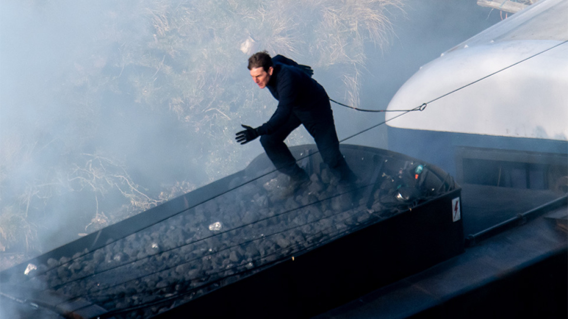 Ακόμη μία επικίνδυνη αποστολή: Ο Τομ Κρουζ πηδά πάνω σε βαγόνια τρένου για το «Mission: Impossible 7»