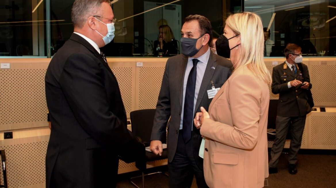 O Νίκος Παναγιωτόπουλος στο Συμβούλιο Εξωτερικών Υποθέσεων και Άμυνας της Ε.Ε.