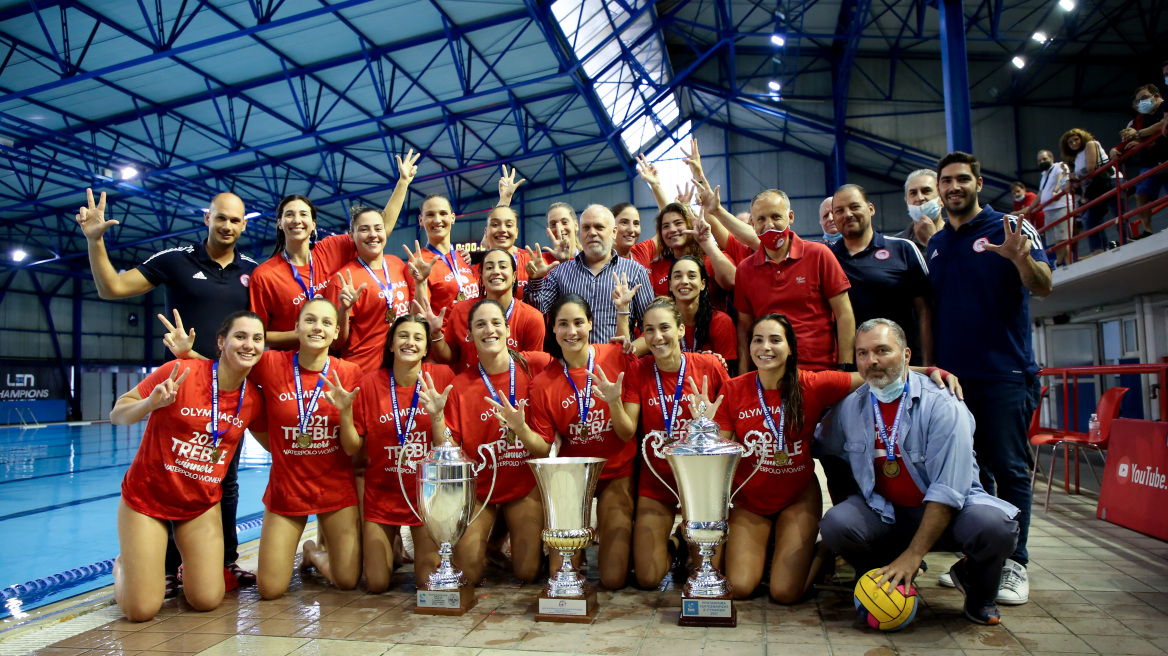 Πόλο Γυναικών, Ολυμπιακός-Βουλιαγμένη 7-4: «Ερυθρόλευκες» πρωταθλήτριες με ιστορικό τρεμπλ!