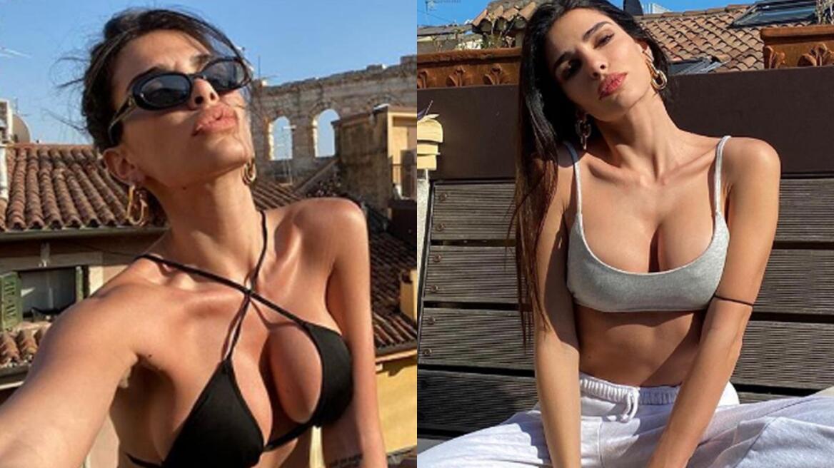 Η Σέρβα καλλονή Γιοβάνα Τζόρτζεβιτς «τρελαίνει» την πόλη του έρωτα 