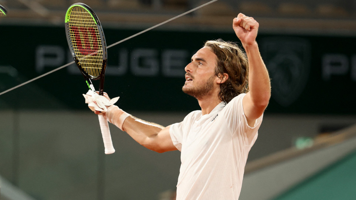 Roland Garros - Τσιτσιπάς: Ξανά στους «4» - Ισοπεδωτικός απέναντι στον Μεντβέντεφ