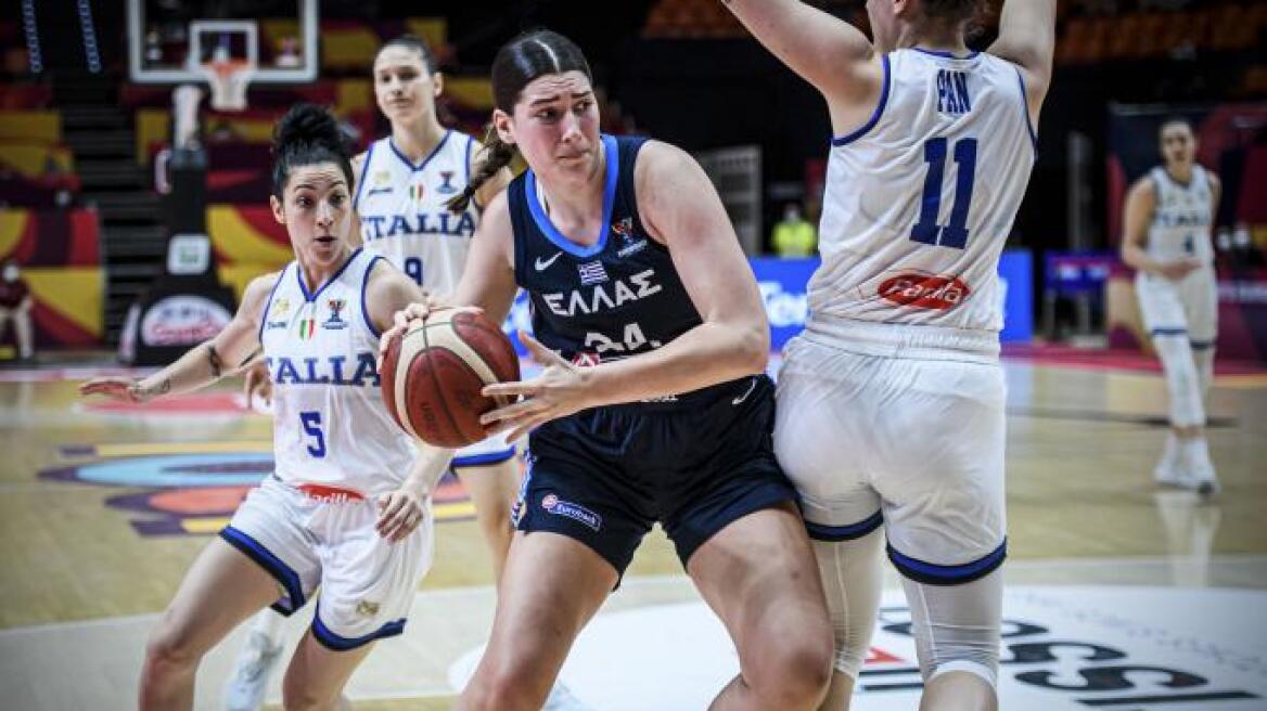 Μπάσκετ Γυναικών, Ιταλία-Ελλάδα 77-67: Αποχαιρέτησε η Εθνική το Eurobasket