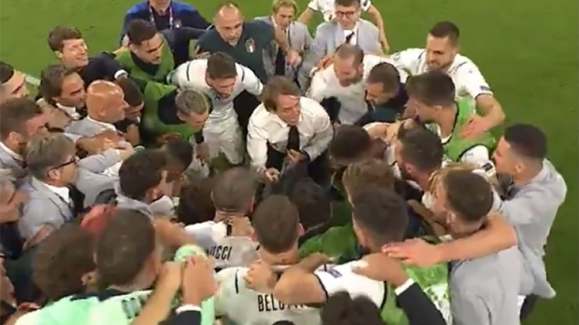 Ιταλία: Η πωρωτική ομιλία του Μαντσίνι μετά την πρόκριση 