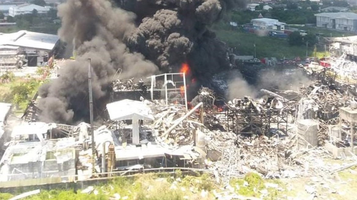 Ταϊλάνδη: Μεγάλη έκρηξη σε εργοστάσιο άφησε έναν νεκρό και τουλάχιστον 29 τραυματίες