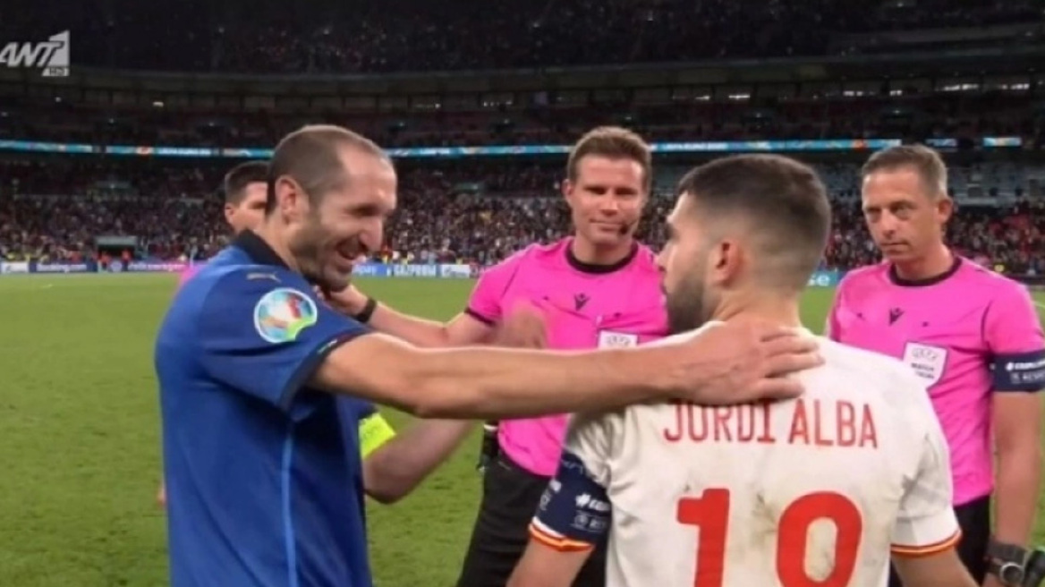 Κιελίνι: «Γι' αυτό γελούσα και πείραζα τον Άλμπα πριν τα πέναλτι»