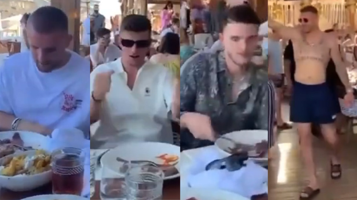 Τι κι αν χάθηκε ο τελικός; Οι κορυφαίοι παίκτες της Αγγλίας ξεφαντώνουν στη Μύκονο