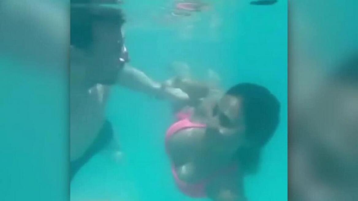 Βίντεο: Τα υποβρύχια φιλιά του Μέσι με την «καυτή» Αντονέλα