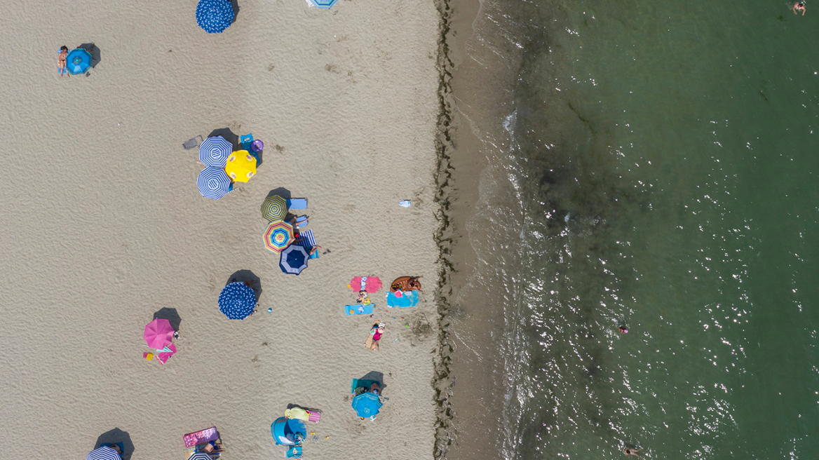 Η ακτογραμμή της Πιερίας όπως δεν την έχετε ξαναδεί