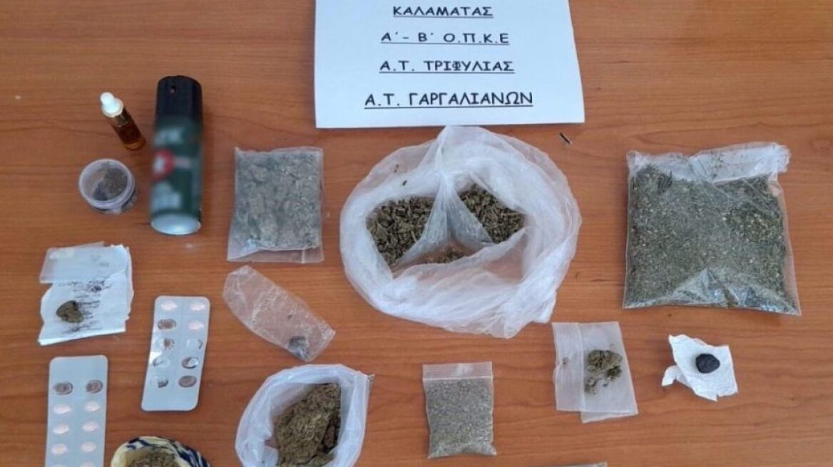 Μεσσηνία: Εξαρθρώθηκε κύκλωμα διακίνησης ναρκωτικών στην Τριφυλία