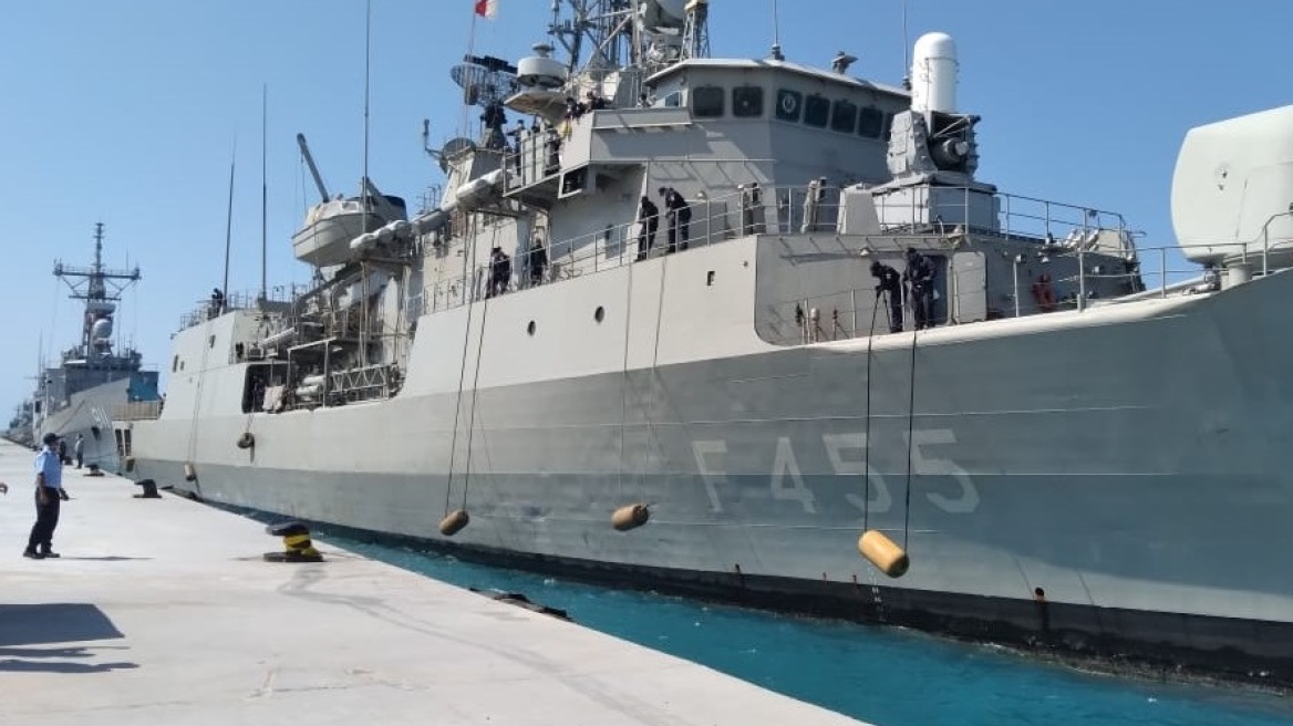 Στη ναυτική βάση Gargoub της Αιγύπτου κατέπλευσε η φρεγάτα «Σαλαμίς»