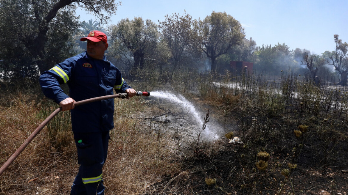 Φωτιά στο Μαστιχάρι στην Κω
