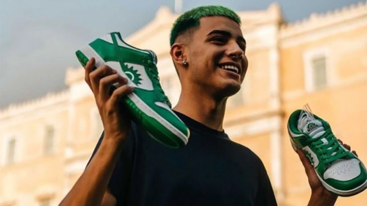 Ο άνθρωπος που έφτιαξε το sneaker «ΜΠΑΣΟΚ» εξηγεί πως εμπνεύστηκε την δημιουργία του! (pics)