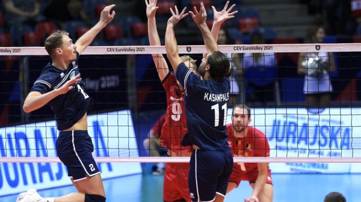 Ευρωπαϊκό πρωτάθλημα βόλεϊ, Βέλγιο - Ελλάδα 3-0: Διαφορά κλάσης και δεύτερη ήττα 