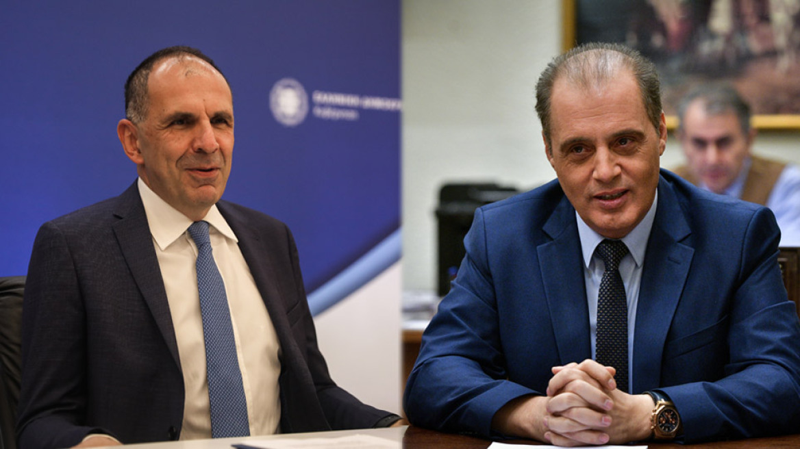 Συνάντηση Γεραπετρίτη - Βελόπουλου στη Βουλή