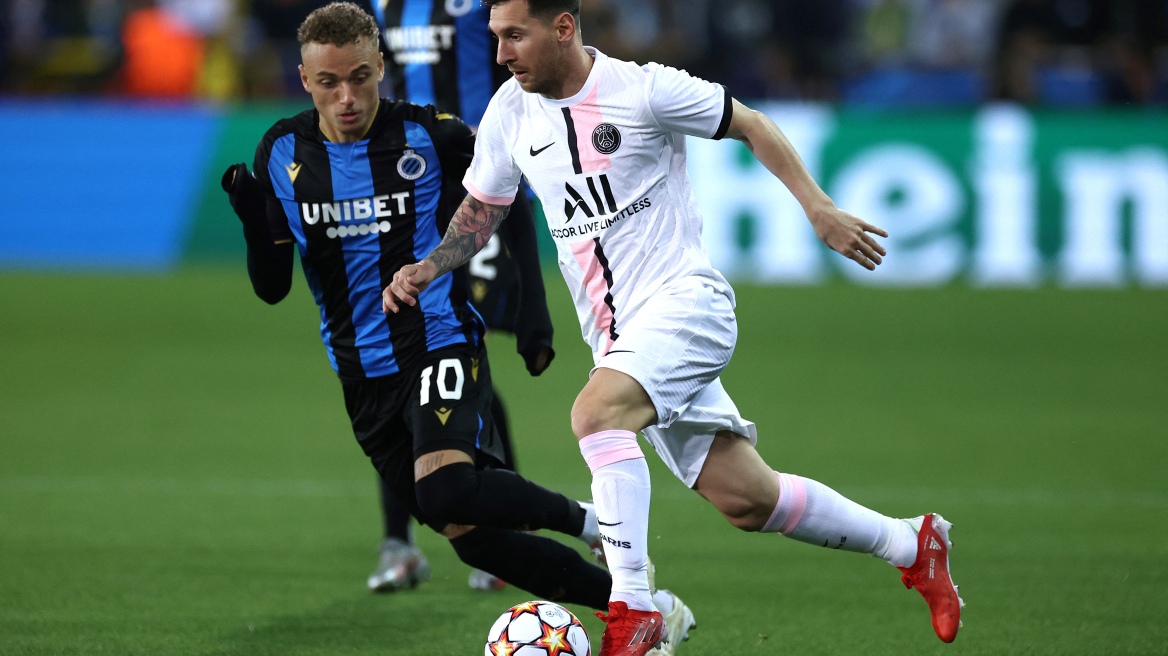 Champions League, Κλαμπ Μπριζ-Παρί 1-1: Οι Βέλγοι «χάλασαν» το... πάρτι των Μέσι, Νεϊμάρ, Εμπαπέ - Δείτε τα γκολ