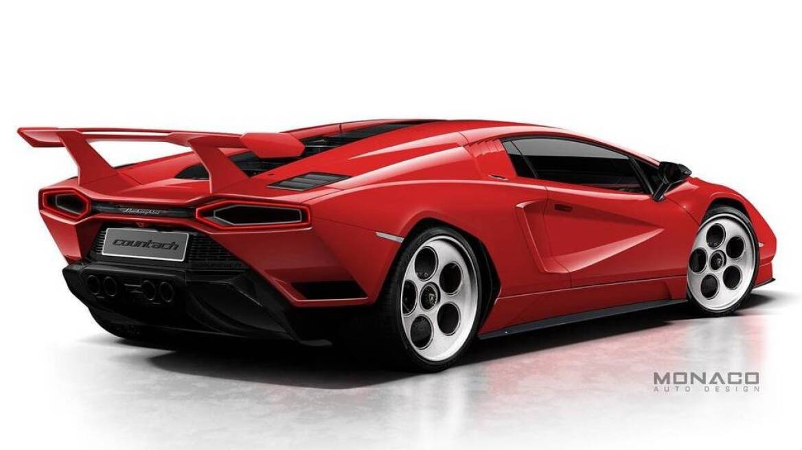 Μία Lamborghini Countach με μοναδική εμφάνιση