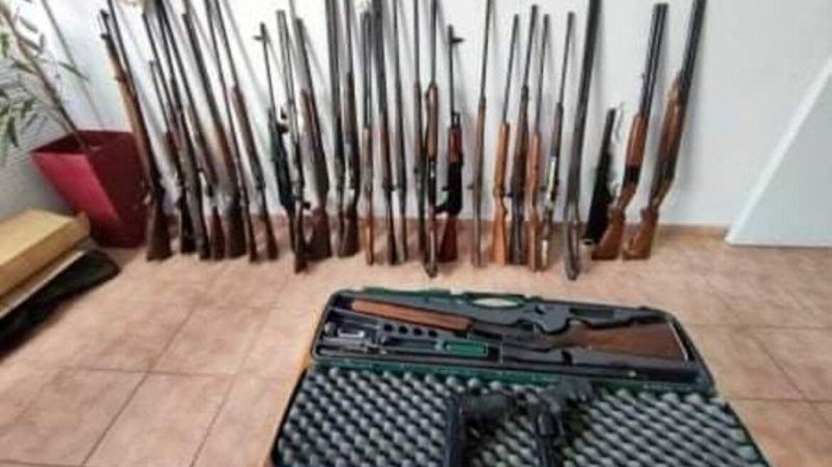 Χανιά: Είχε 30 όπλα και τροποποιούσε πολεμικά σε κυνηγετικά!