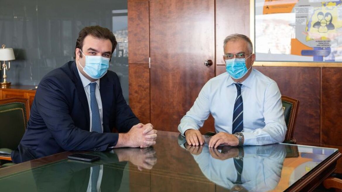 Συνάντηση Θεοδωρικάκου - Πιερρακάκη για την ψηφιοποίηση υπηρεσιών της ΕΛ.ΑΣ