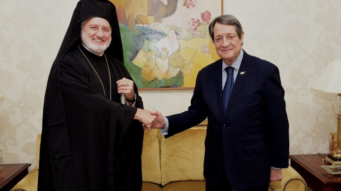 Συνάντηση Ελπιδοφόρου - Αναστασιάδη στη Νέα Υόρκη