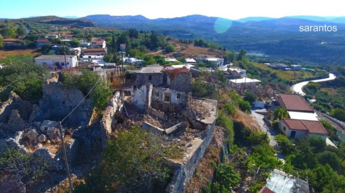 Σεισμός στην Κρήτη: Εικόνες από drone αποτυπώνουν το μέγεθος της καταστροφής