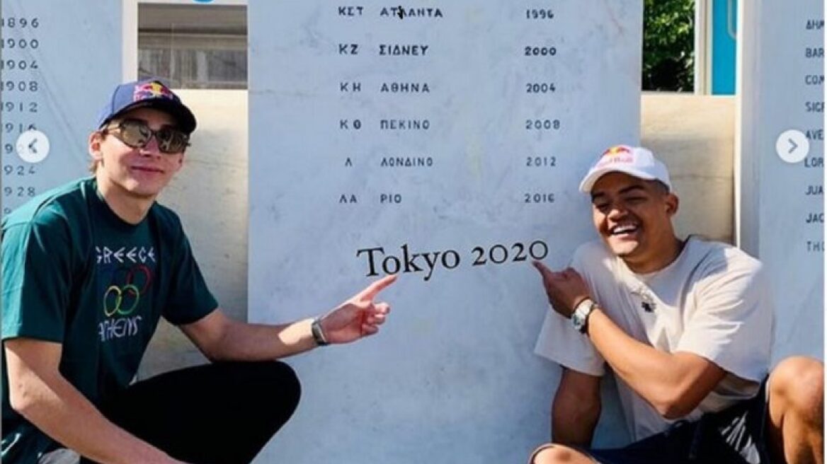 O Καραλής ξενάγησε τον Ντουπλάντις στο Παναθηναϊκό Στάδιο