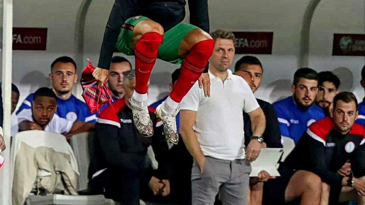 Ρονάλντο: Το φοβερό άλμα του έκανε τον πάγκο του Λουξεμβούργου να... παραμιλά