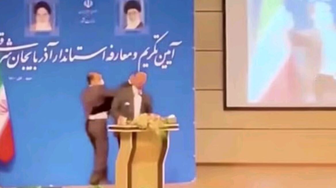 Ιράν: Πολιτικός χαστουκίζει κυβερνήτη - Ήταν έξαλλος γιατί έκανε άνδρας στη γυναίκα του το εμβόλιο για τον κορωνοϊό