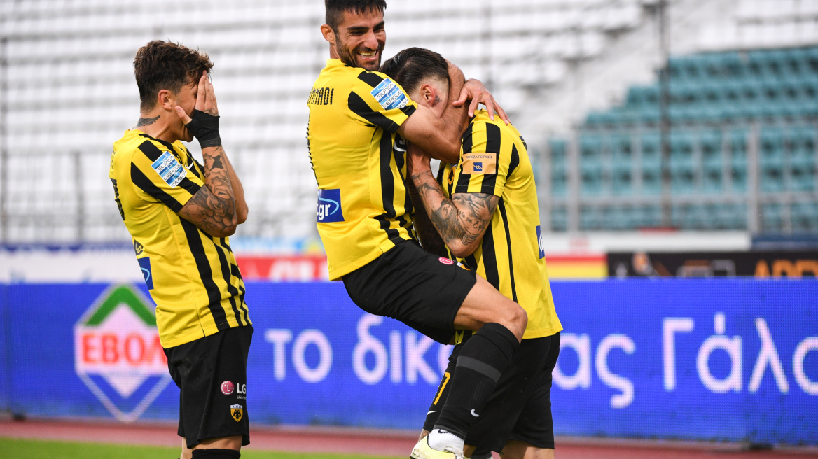 Super League 1, Βόλος-ΑΕΚ 1-3: Πάτησε κορυφή με την κλάση του Τσούμπερ - Δείτε τα γκολ